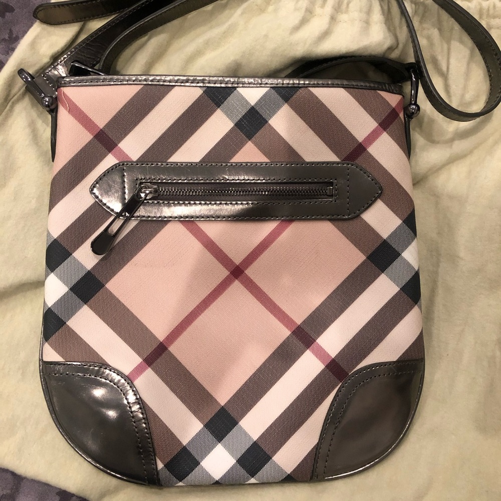 Burberry Signature Plaid Crossbody Bag